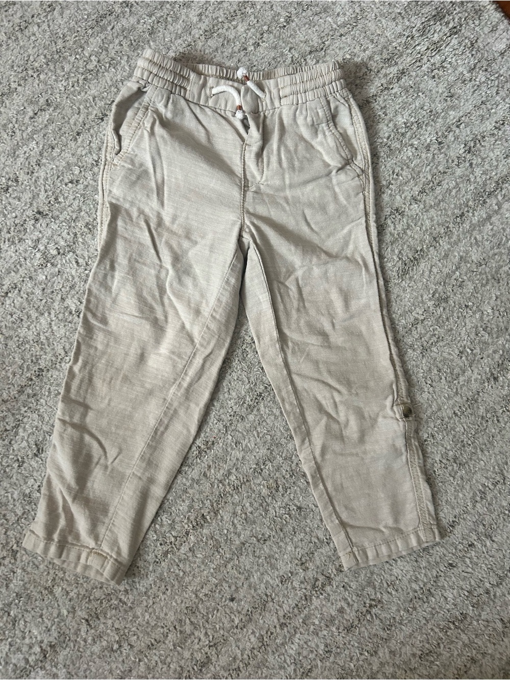 H&M Cotton Pants Linen like Size 5T Great Quality
